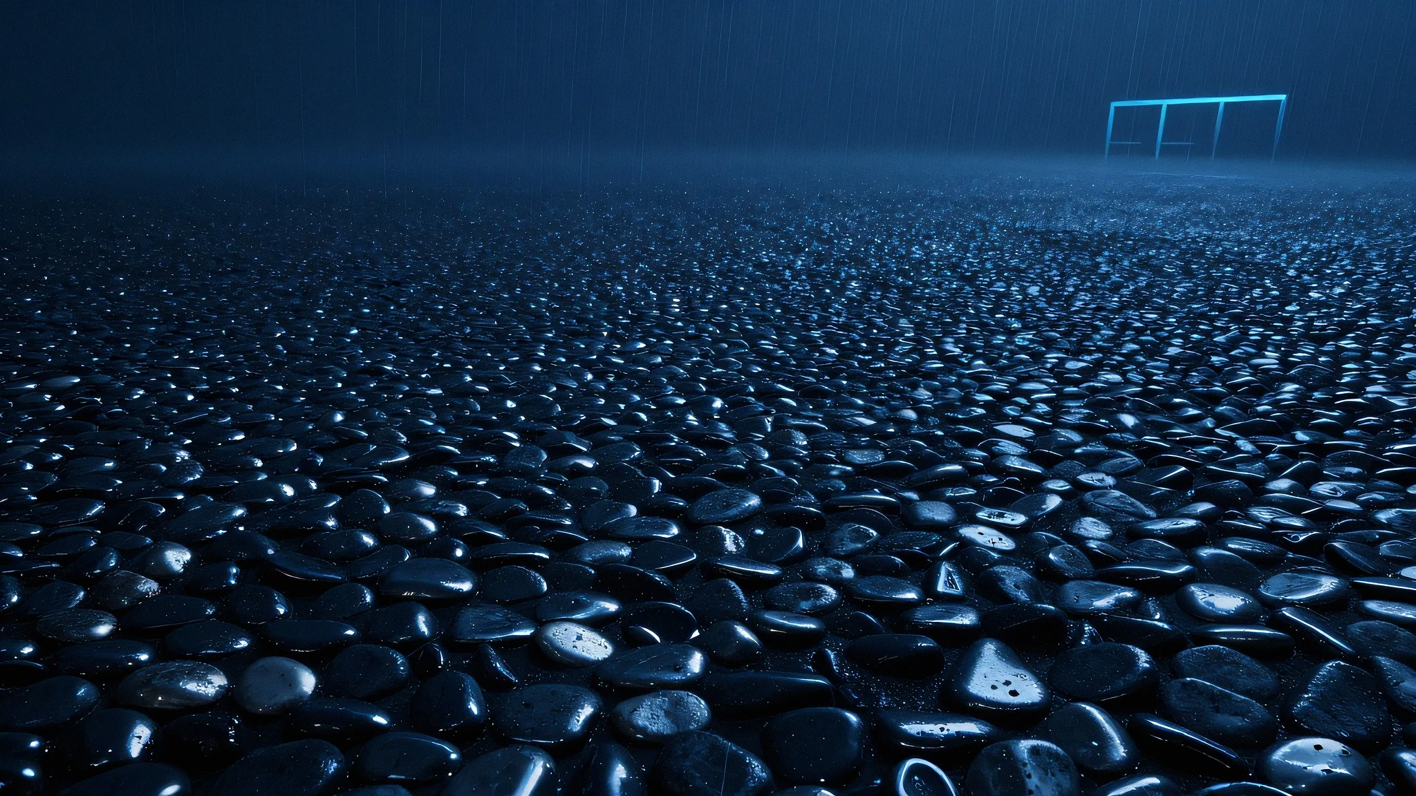 Hyperdetailed pebble 4K — 4K neon background