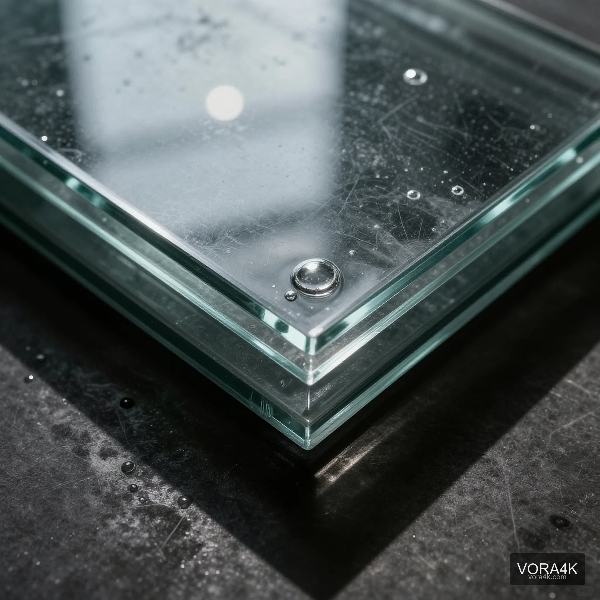 4K glass texture — high resolution free download