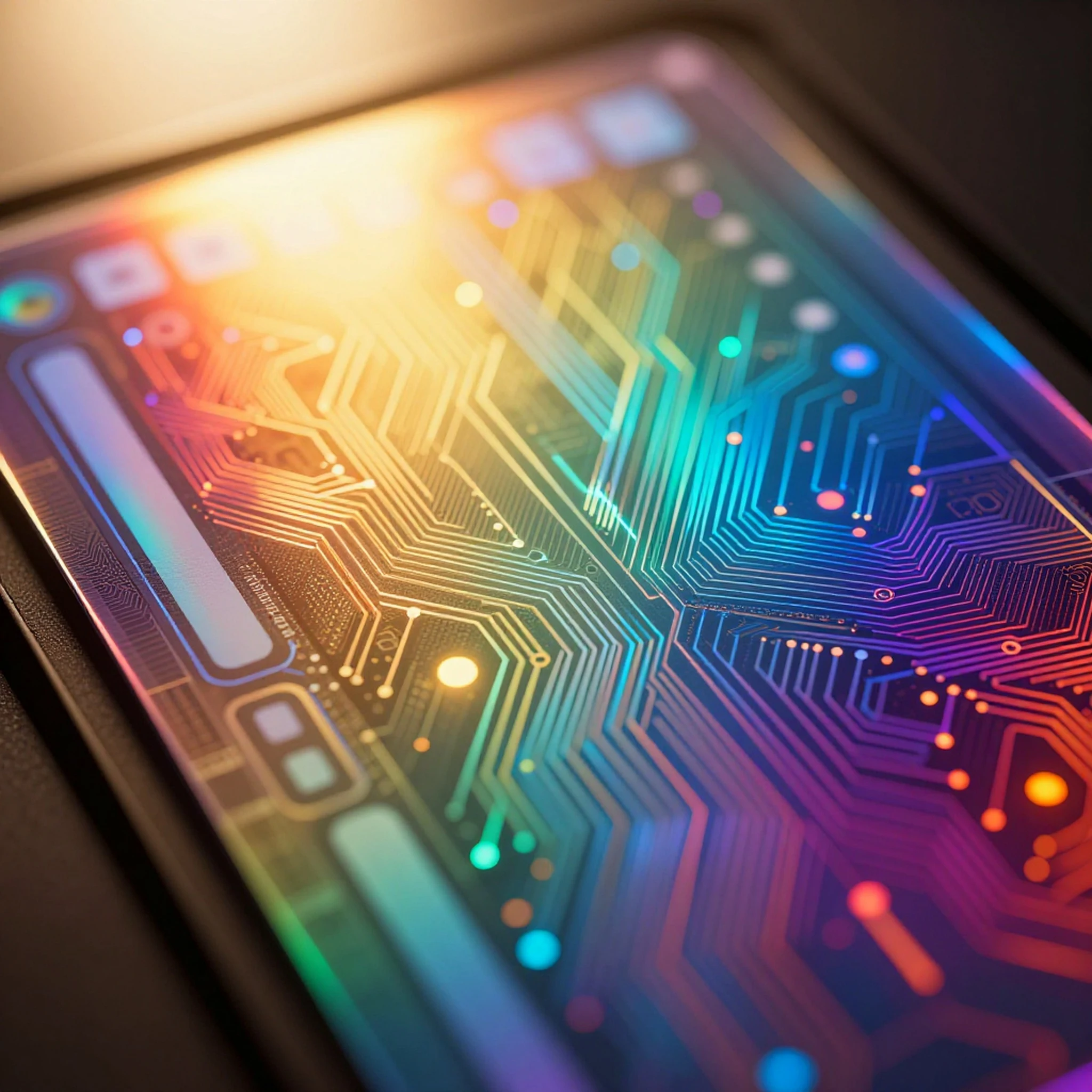 Ultra HD sharp edges, golden hour 4K — 4K abstract background