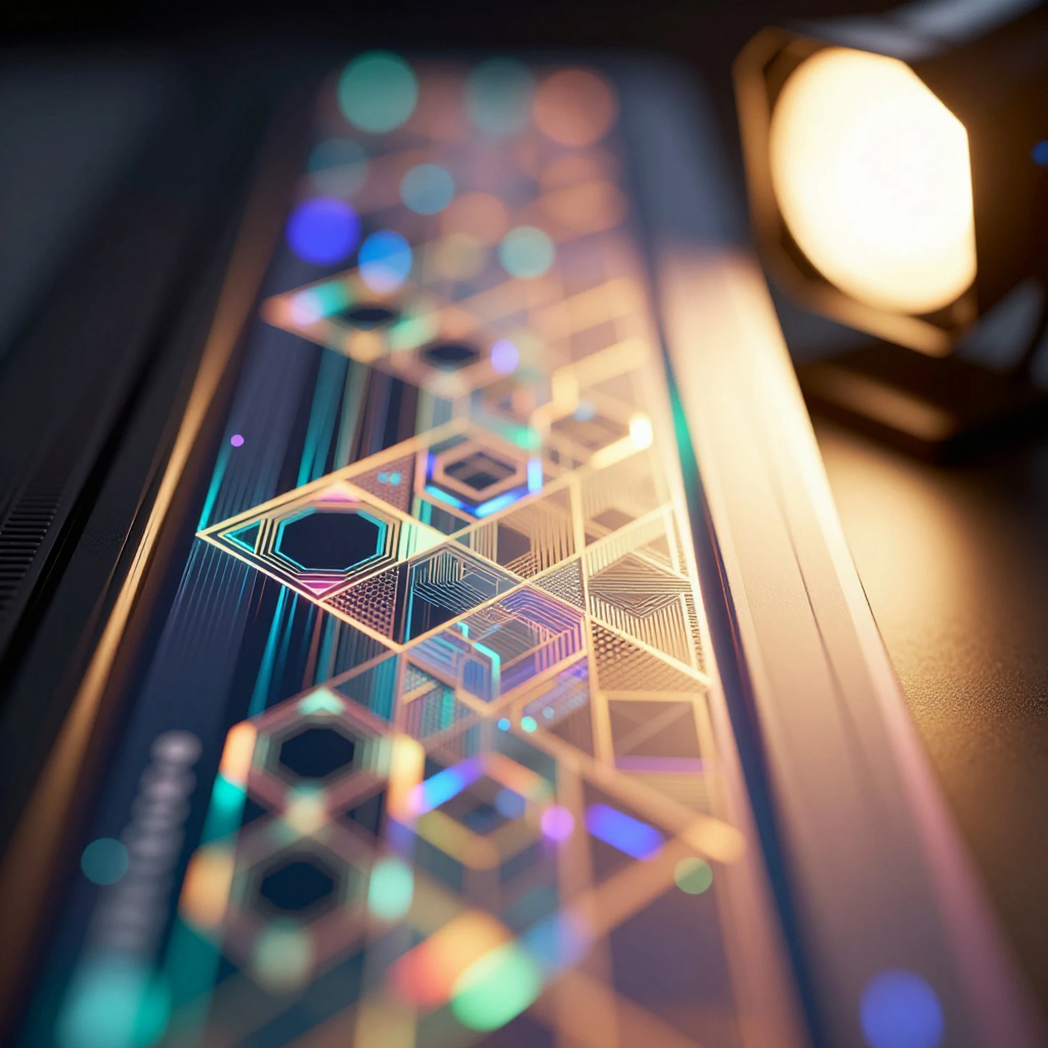 Ultra detailed photorealistic 4K texture, golden hour — 4K abstract background