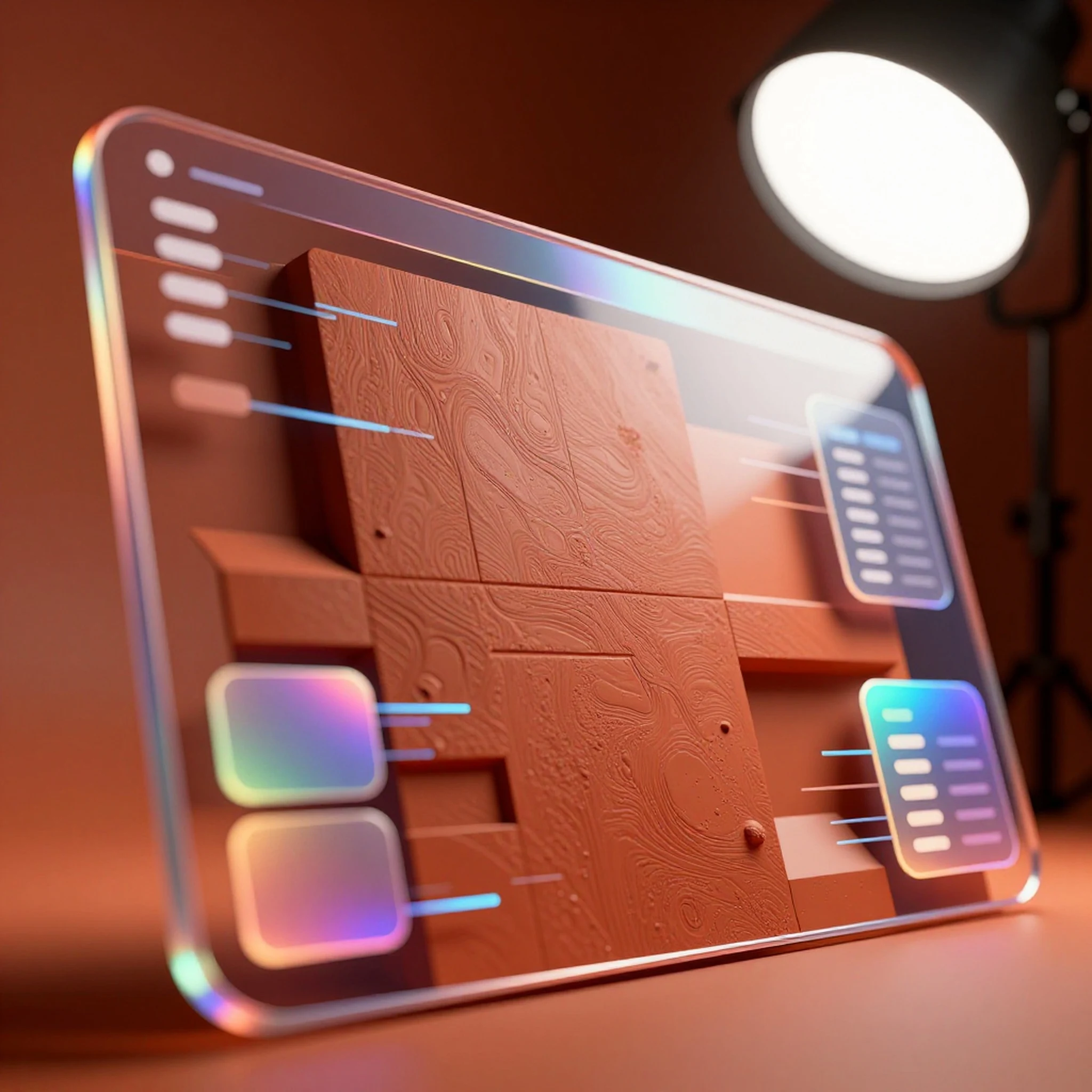 Ultra detailed photogrammetry scan 4K — 4K abstract background