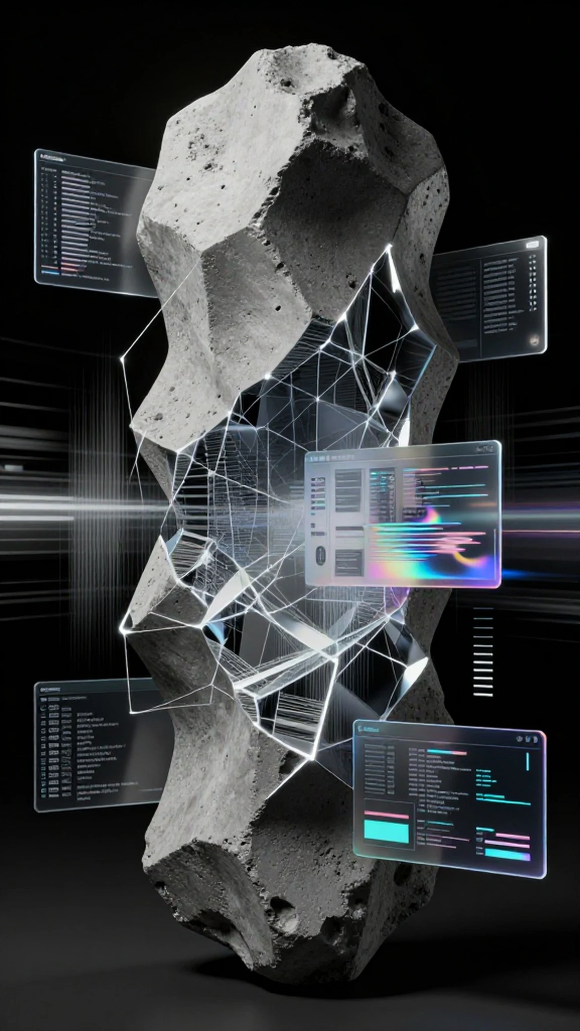 Photogrammetry scan 4K — 4K abstract background