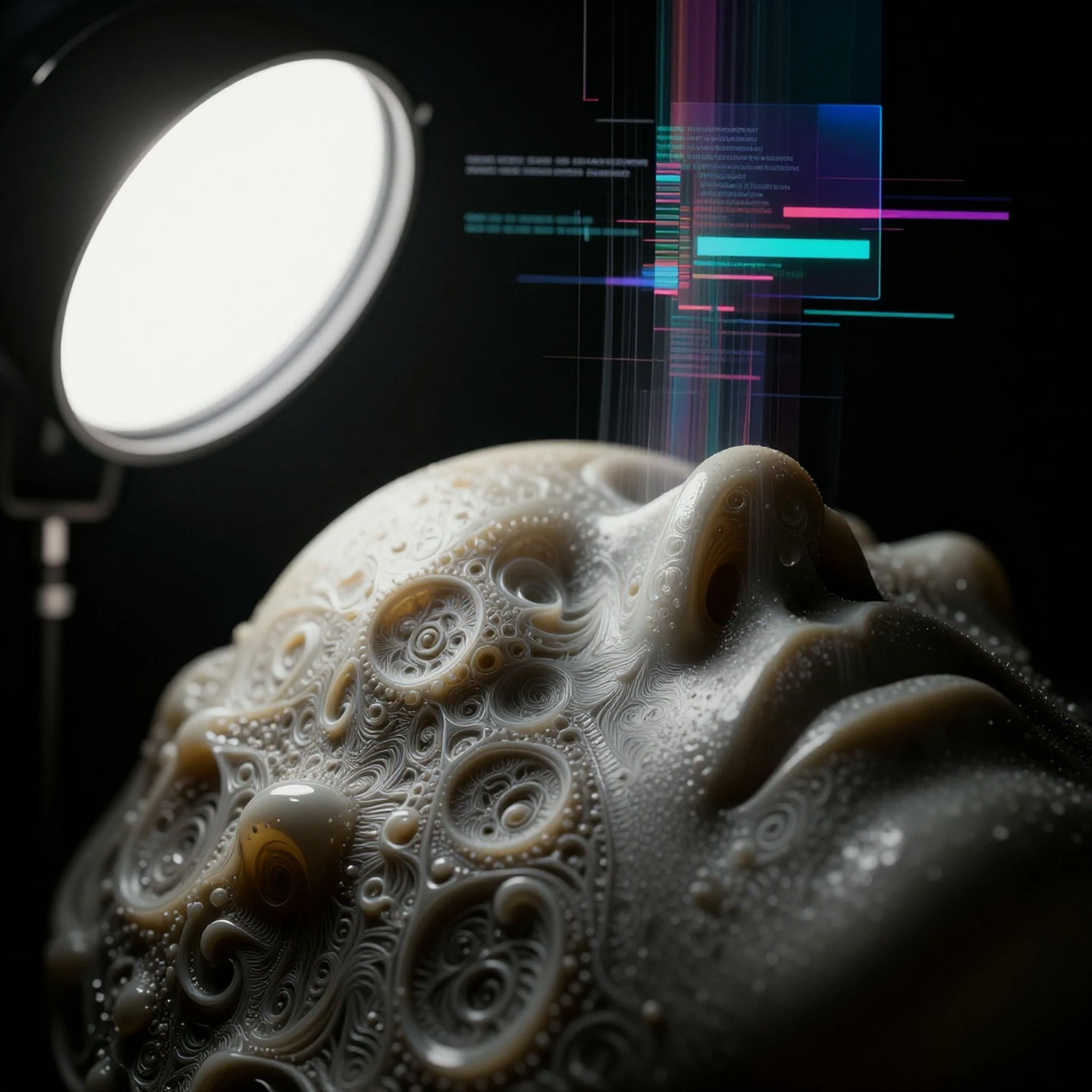 Photogrammetry scan 4K — 4K abstract background