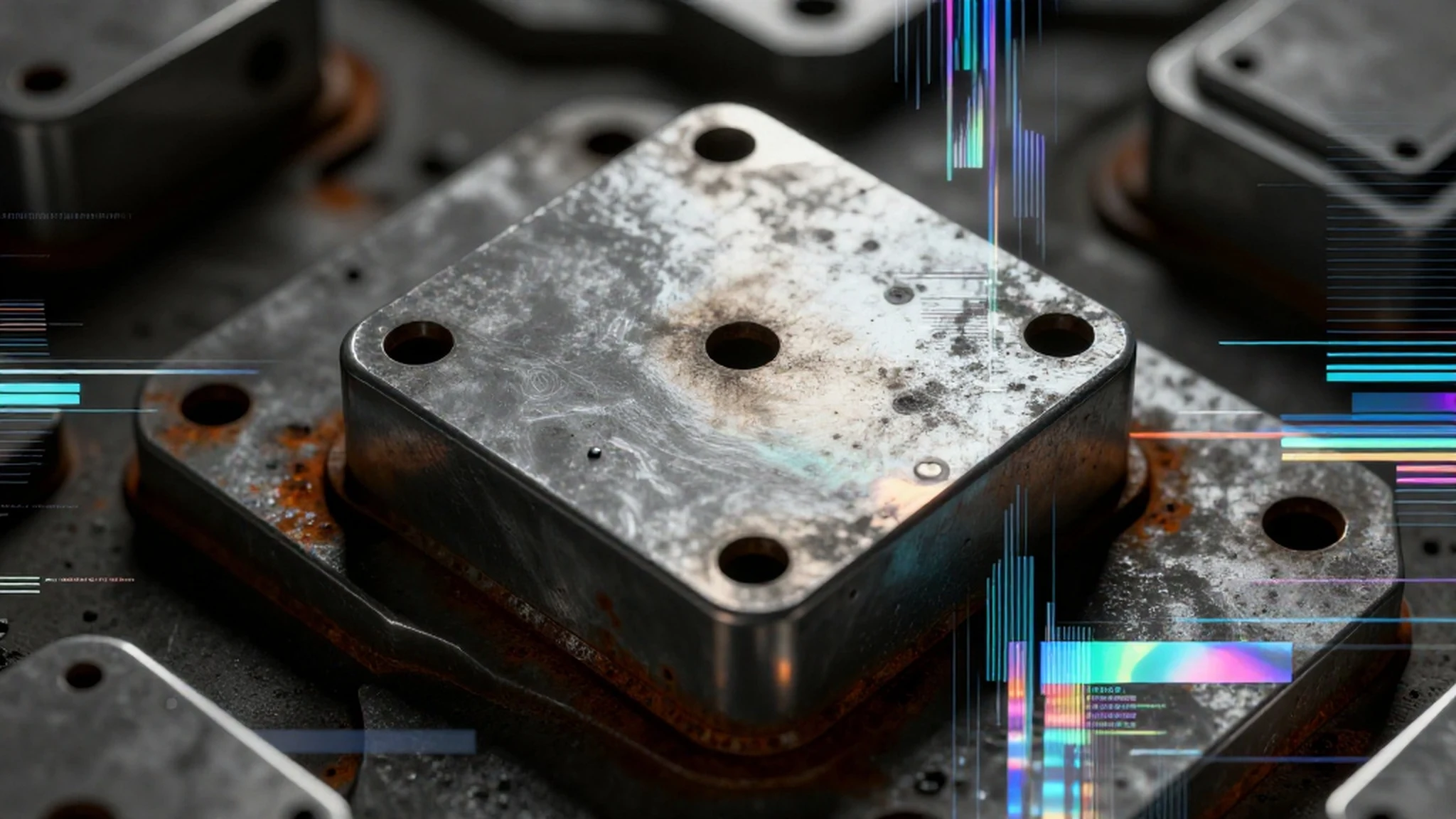 Photogrammetry scan 4K — 4K abstract background
