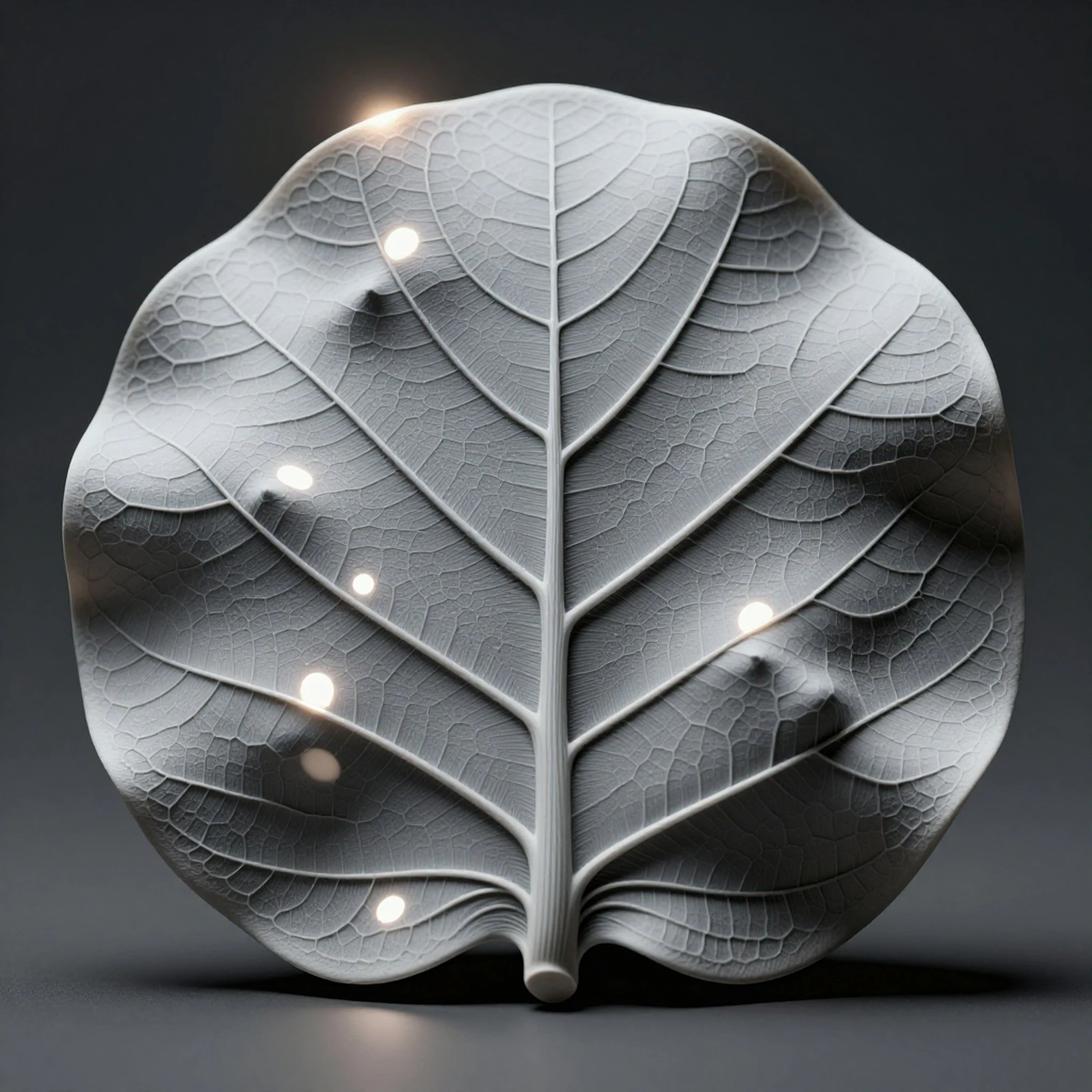 Graphite botanical illustration, diffused tungsten light 4K — 4K abstract background