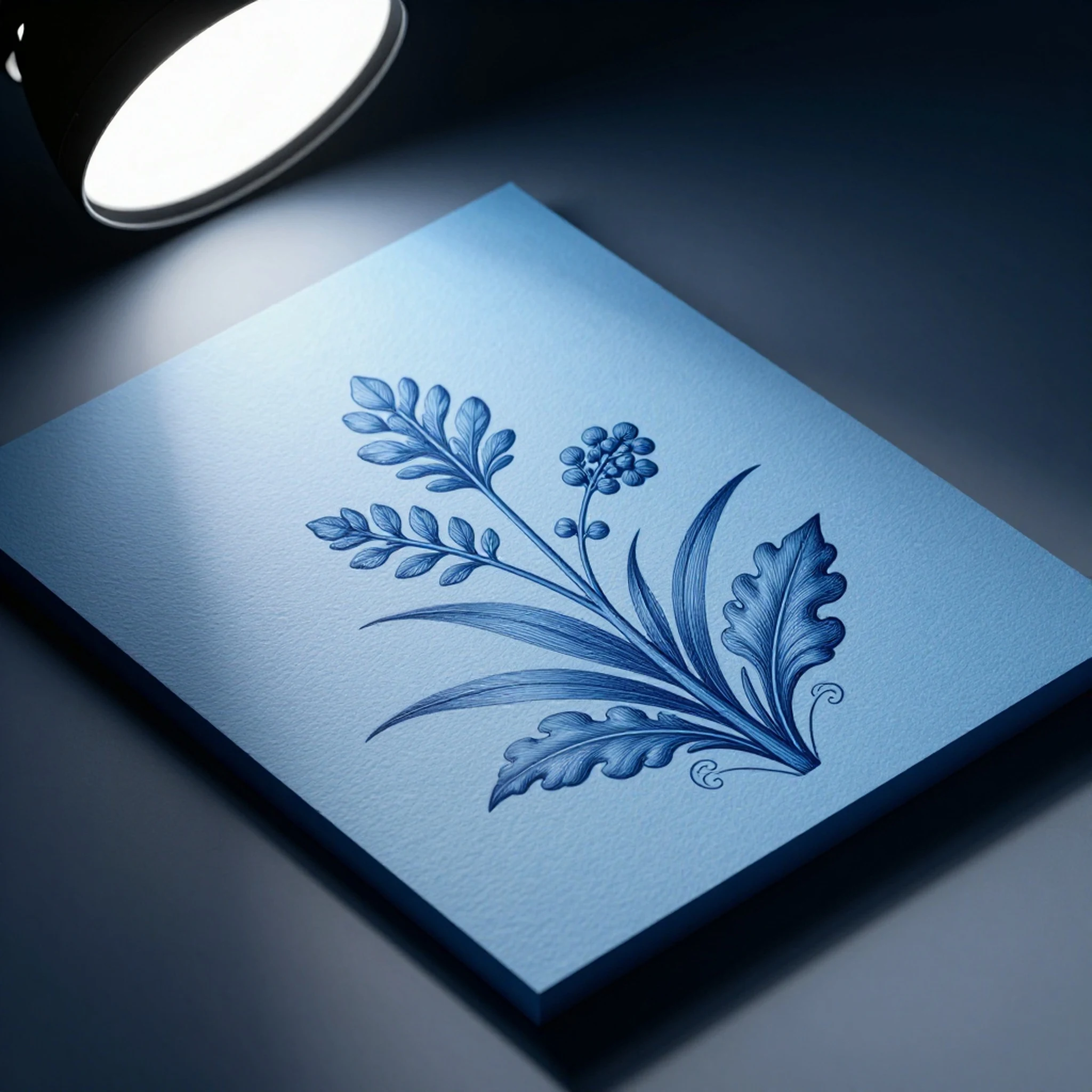 Delicate Paper Texture + Muted Blue Palette 4K — 4K abstract background