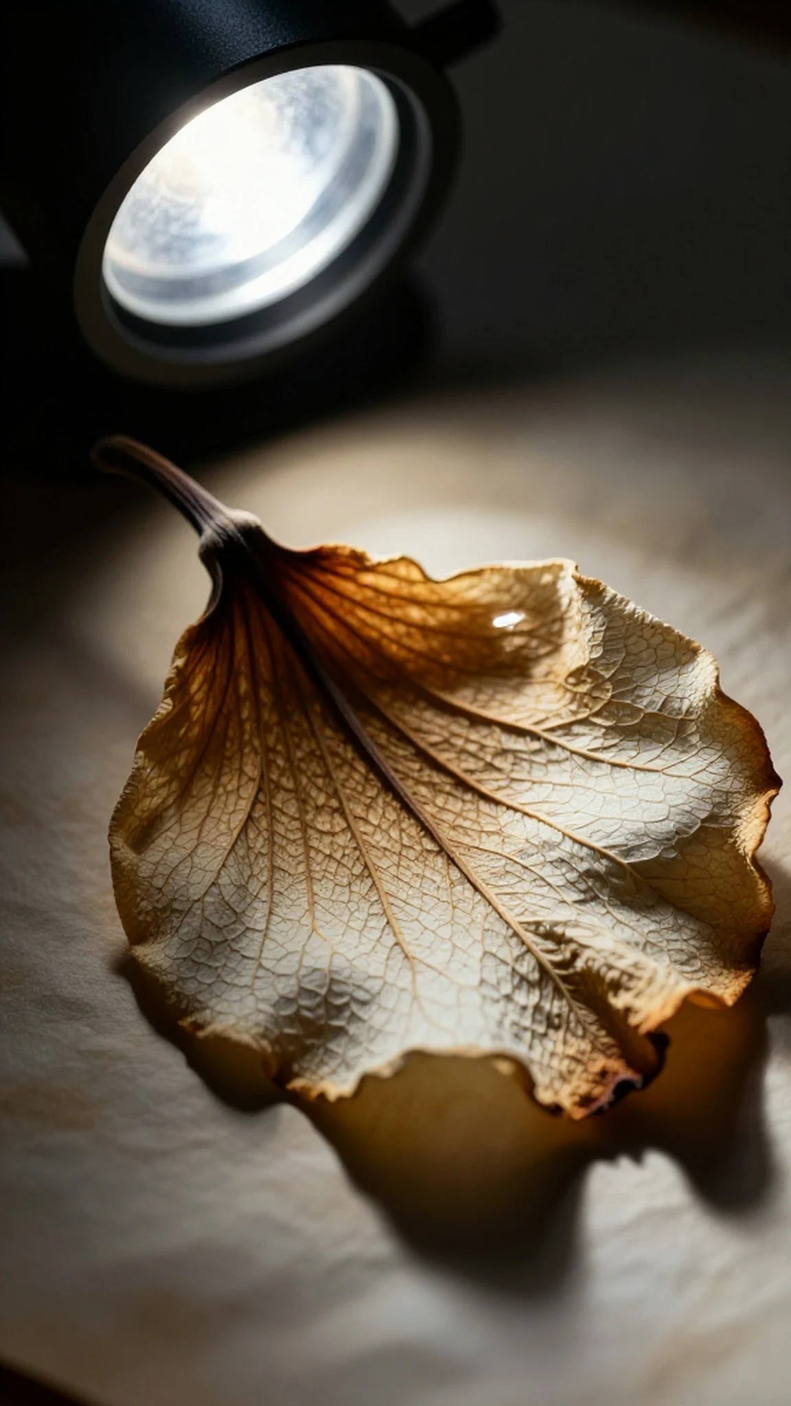 Dried petals, parchment paper 4K — 4K abstract background