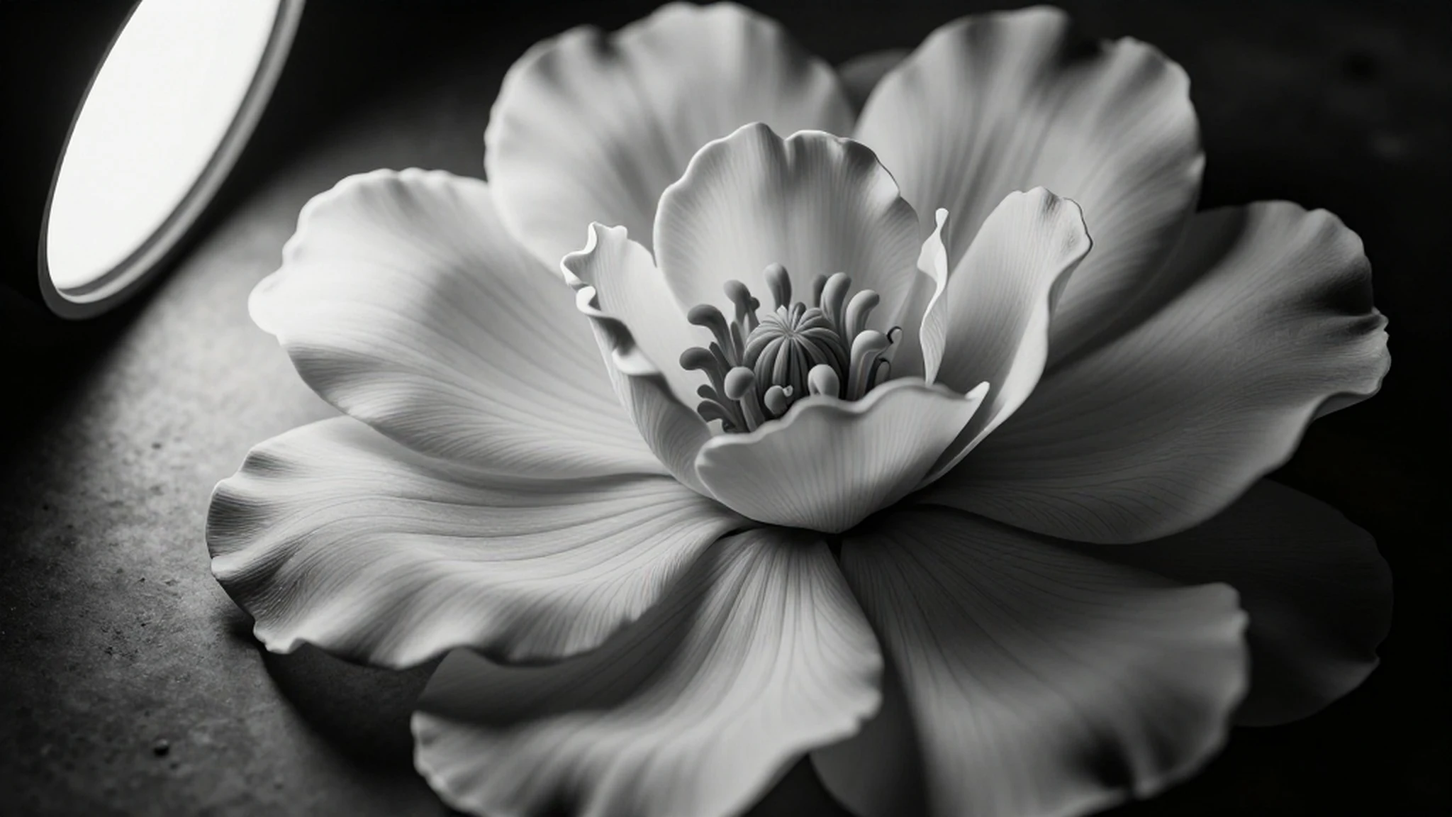 Textured paper, intricate floral detail 8k — 4K abstract background