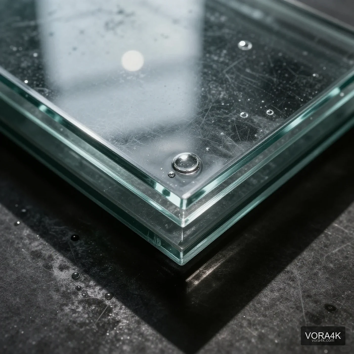 4K glass texture — high resolution free download