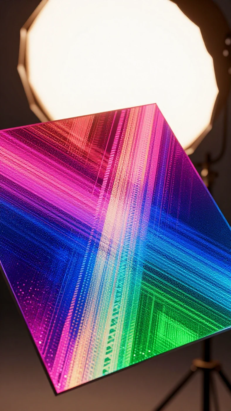 Photogrammetry scan, golden hour 4K — 4K abstract background