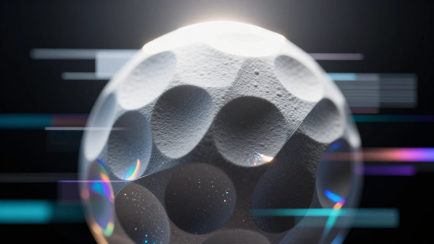 Futuristic sleek holographic distortion 4K — 4K abstract background