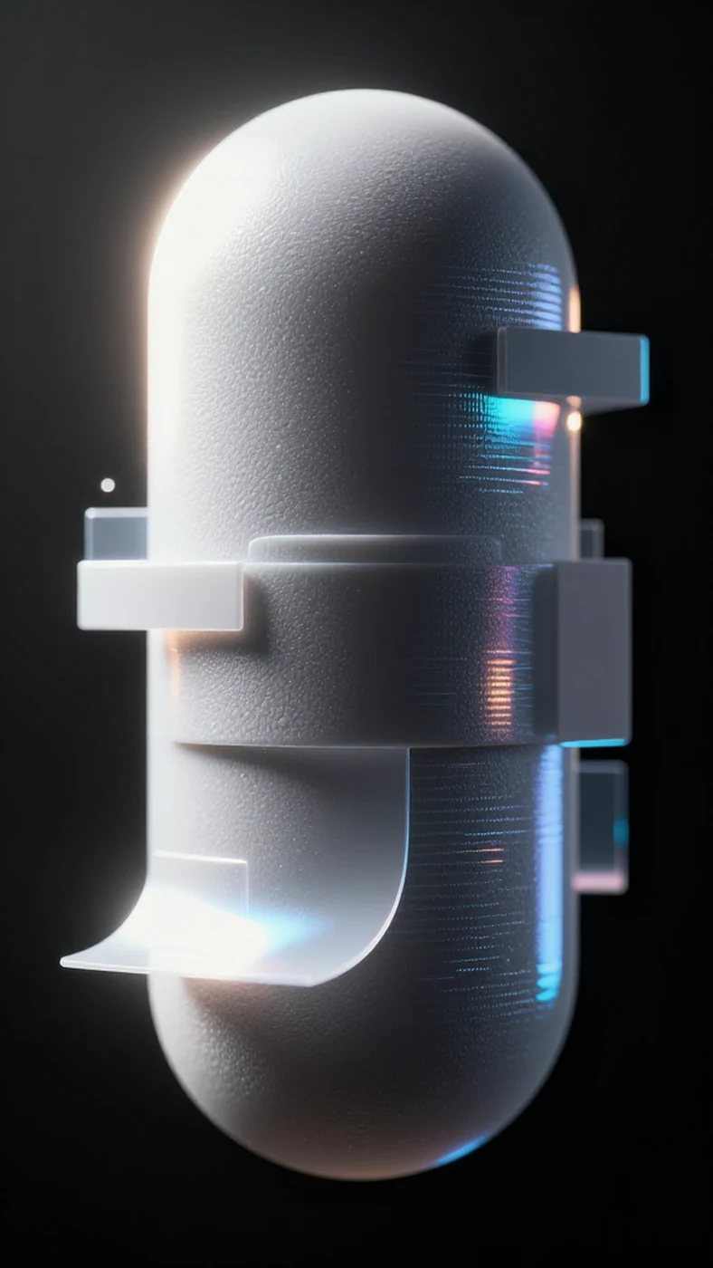 Futuristic sleek holographic distortion 4K — 4K abstract background