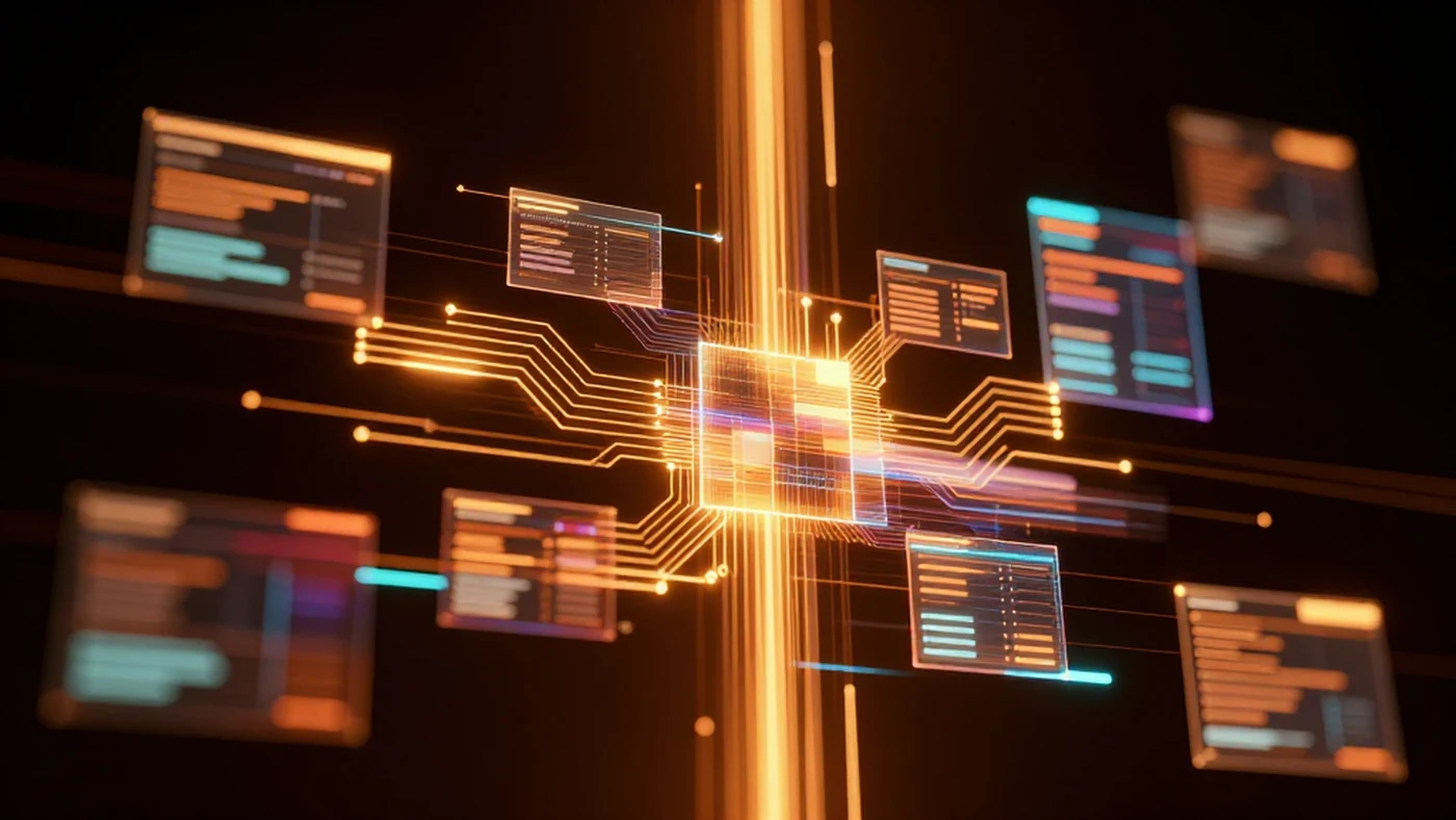 Photorealistic 4K image, neon glow — 4K abstract background