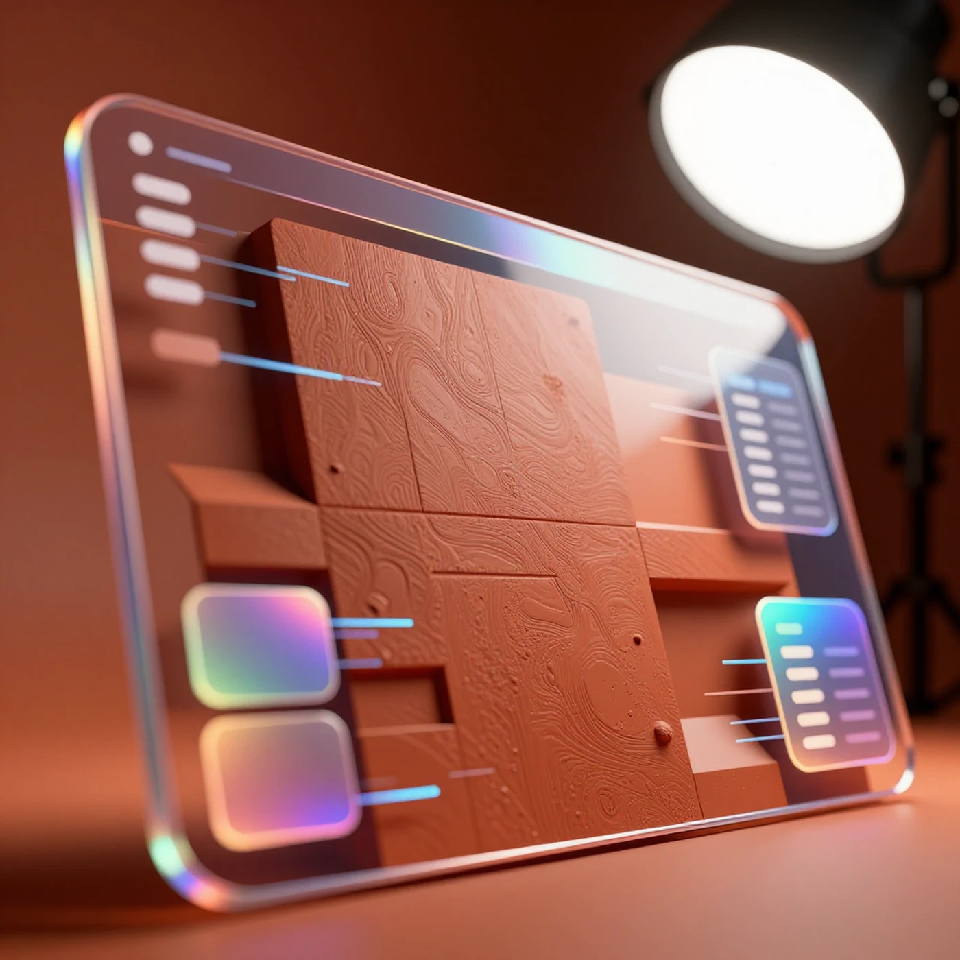 Ultra detailed photogrammetry scan 4K — 4K abstract background