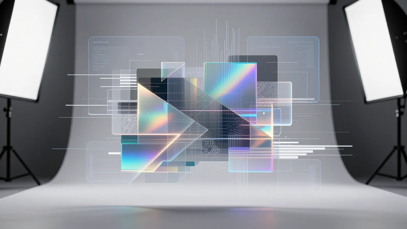 Geometric Shapes, Rising Data Stream 8K — 4K abstract background