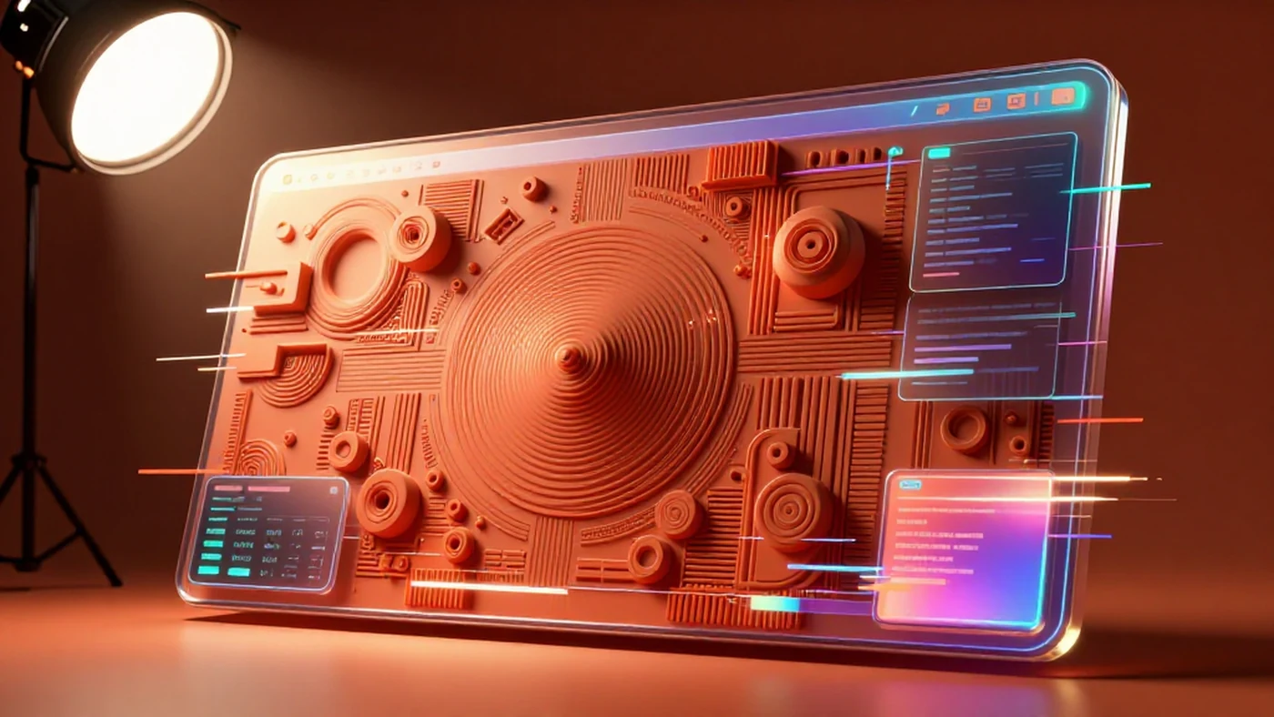 Ultra detailed photogrammetry scan, golden hour 4K — 4K abstract background