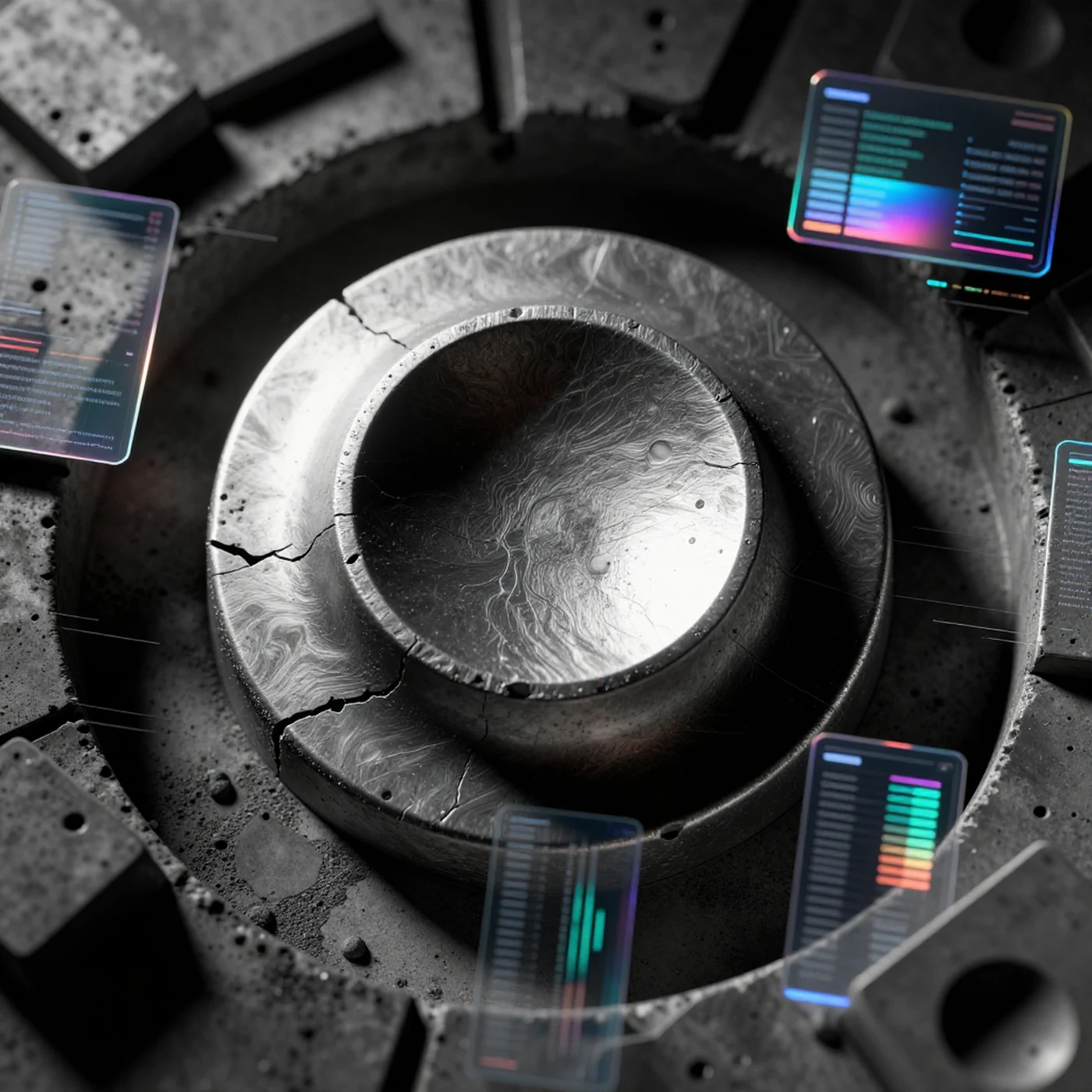 Photogrammetry scan 4K — 4K abstract background