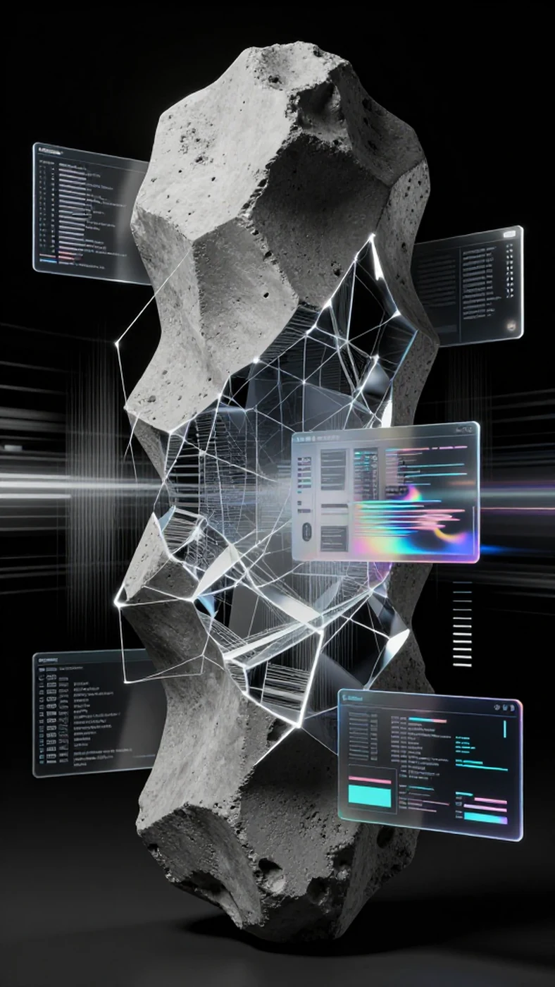 Photogrammetry scan 4K — 4K abstract background