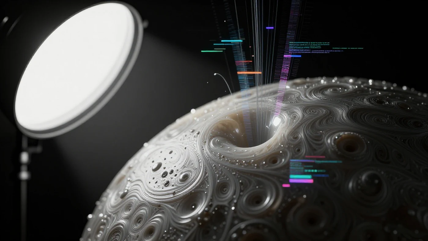 Digital Distortion, Rising Hologram 4K — 4K abstract background