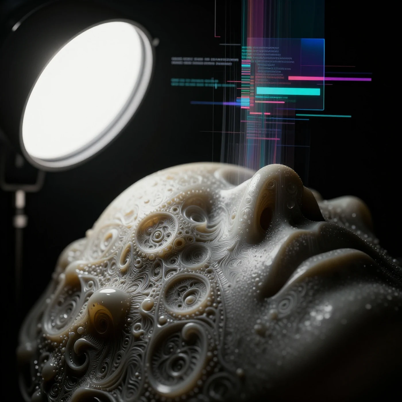 Photogrammetry scan 4K — 4K abstract background