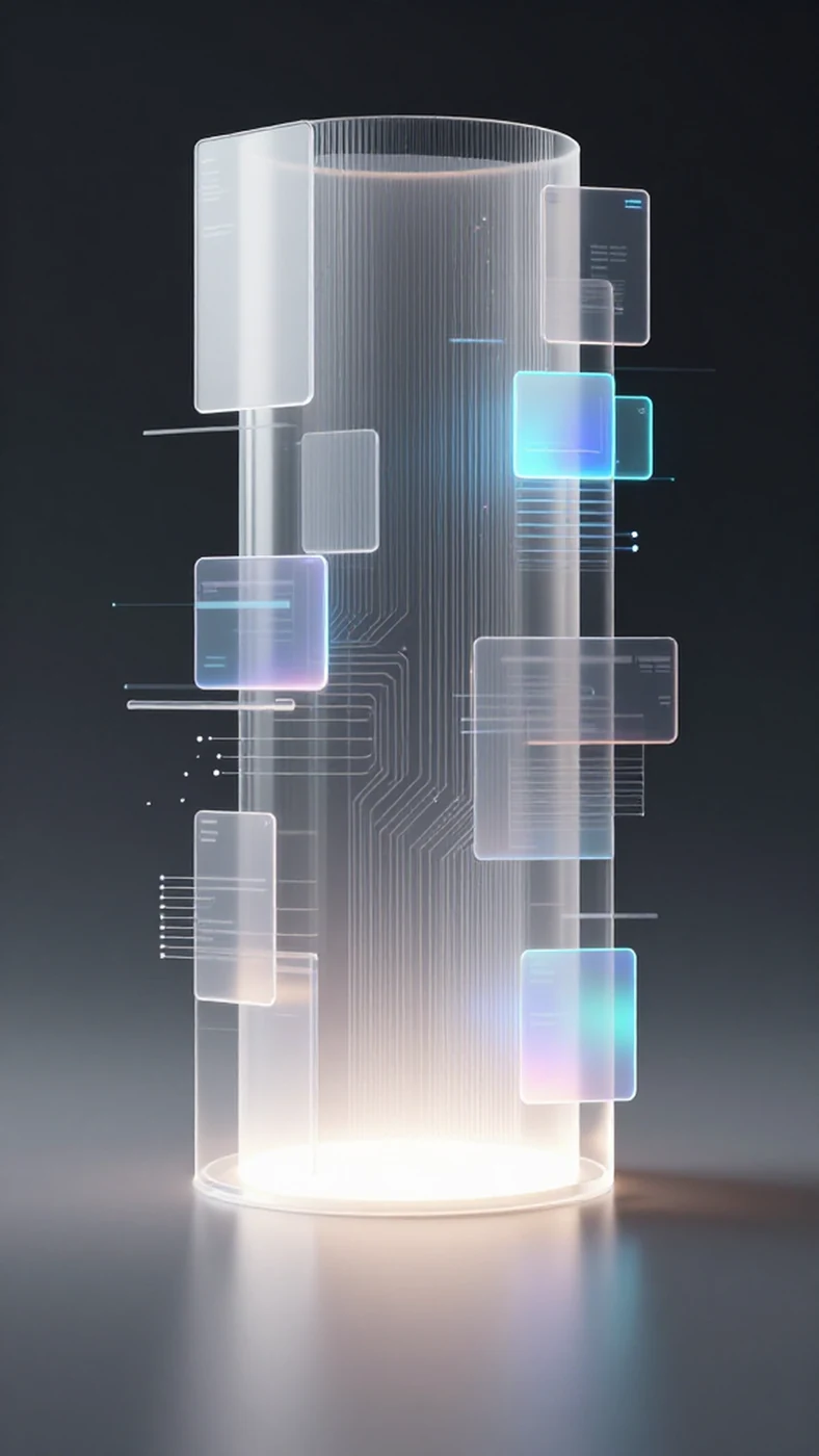 Complex interwoven circuits + ray-traced reflections 4K — 4K abstract background