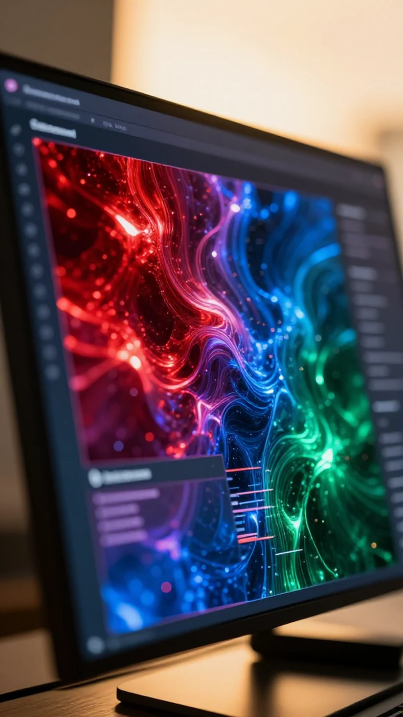 Photorealistic 4K, golden hour — 4K abstract background