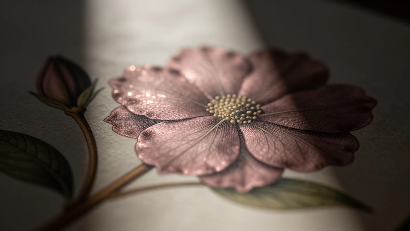 Aged parchment, intricate rose vein detail 4K — 4K abstract background