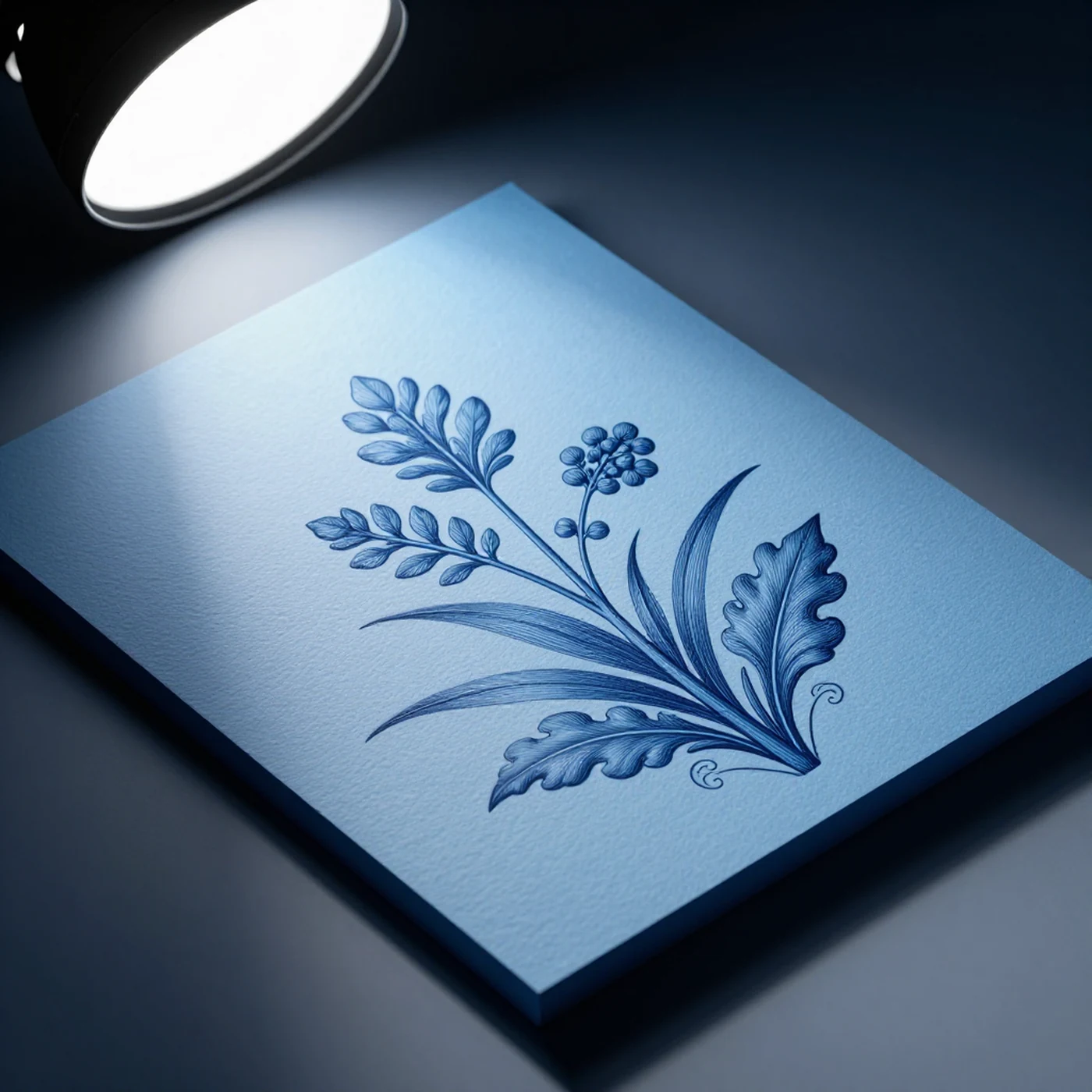 Delicate Paper Texture + Muted Blue Palette 4K — 4K abstract background
