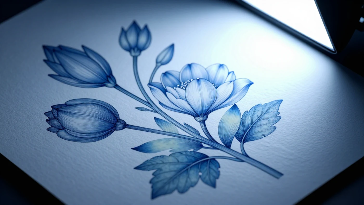 Delicate Floral Specimens, Ray-Traced Reflections 4K — 4K abstract background