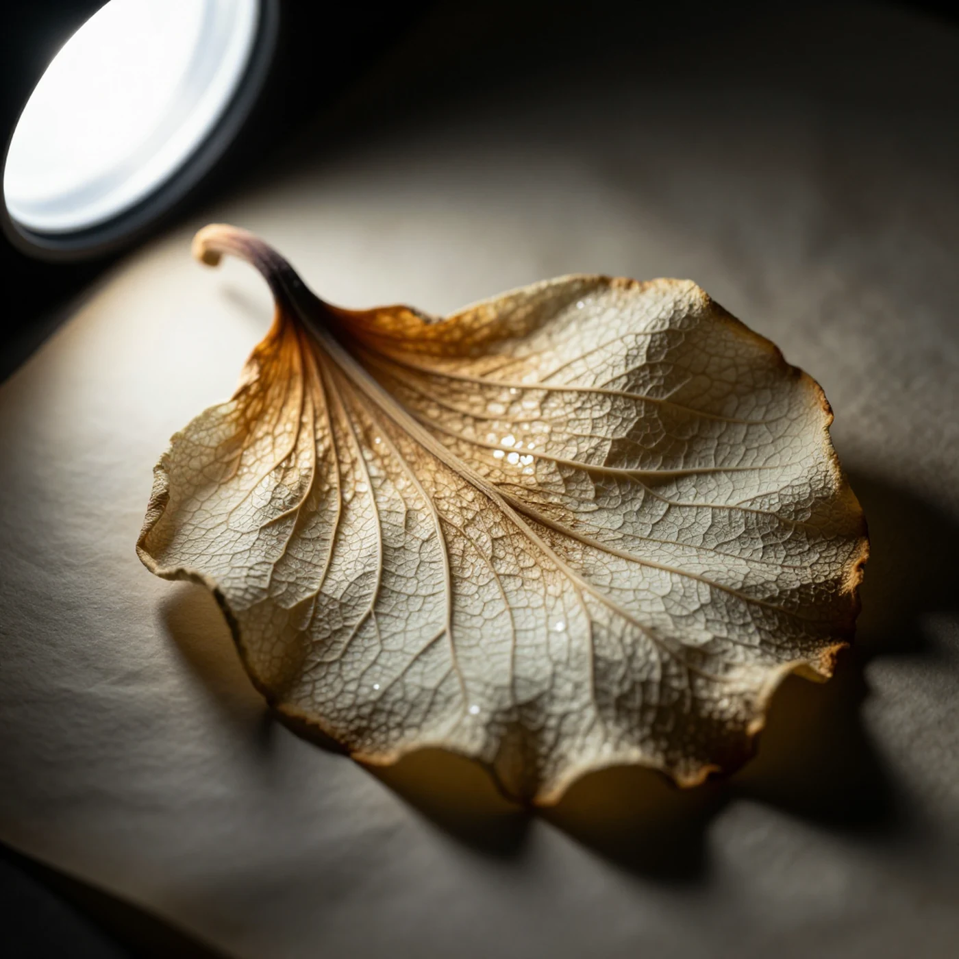 Dried petals, parchment paper 4K — 4K abstract background