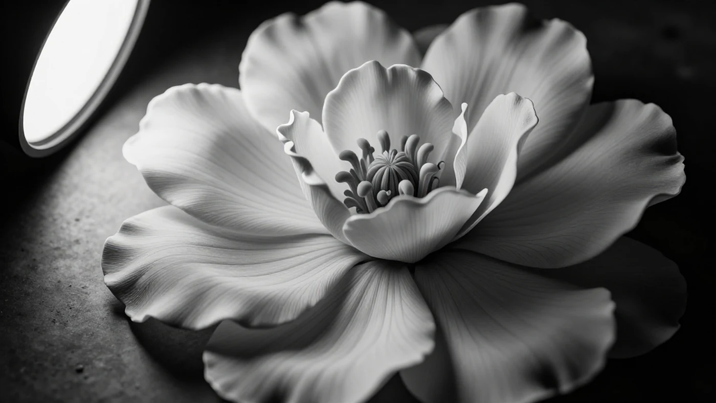Textured paper, intricate floral detail 8k — 4K abstract background