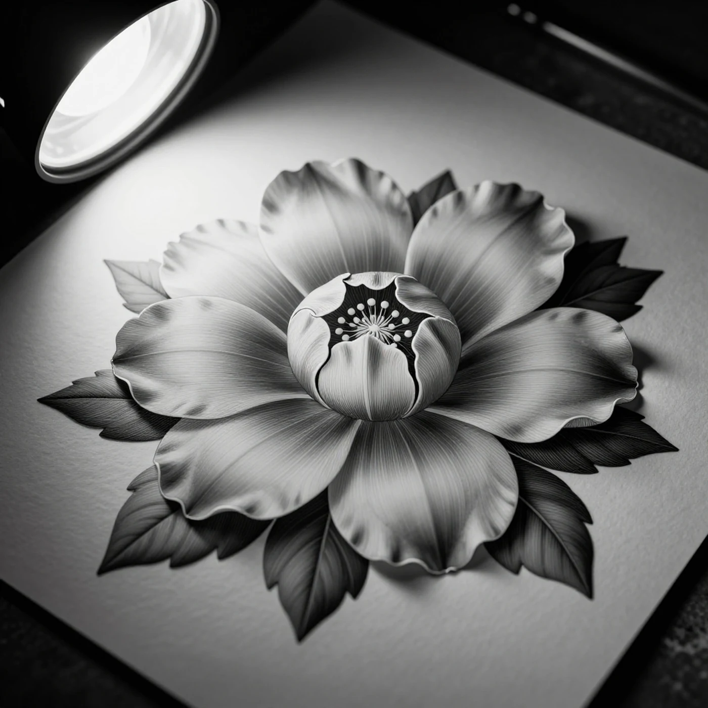 Textured paper, intricate floral illustration 8k — 4K abstract background